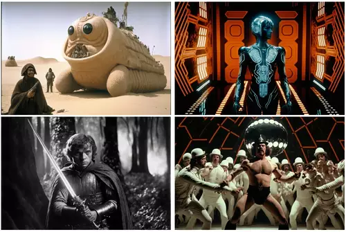 KI macht"s mglich: Fake-Filmstills von Fritz Langs Star Wars, Jodorowskys Tron und mehr