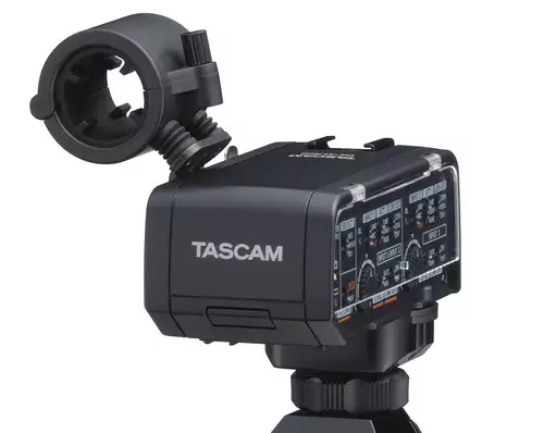 Tascam CA-XLR2d: XLR-Adapter fr Canon, Nikon und Fujifilm DSLMs demnchst verfgbar