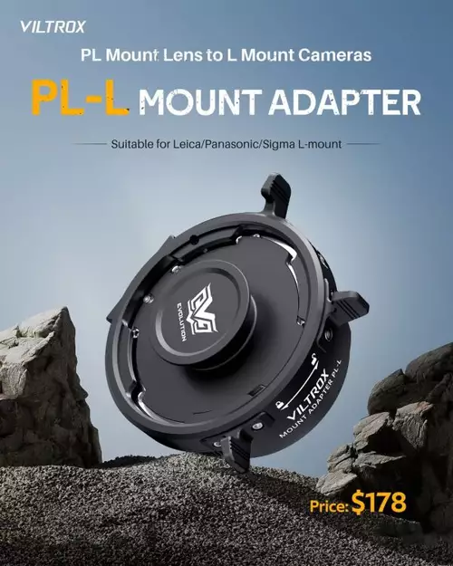 Viltrox stellt PL-L Mount Adapter fr 178,- Dollar vor 